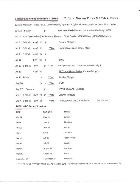 2016 Race Schedule 001